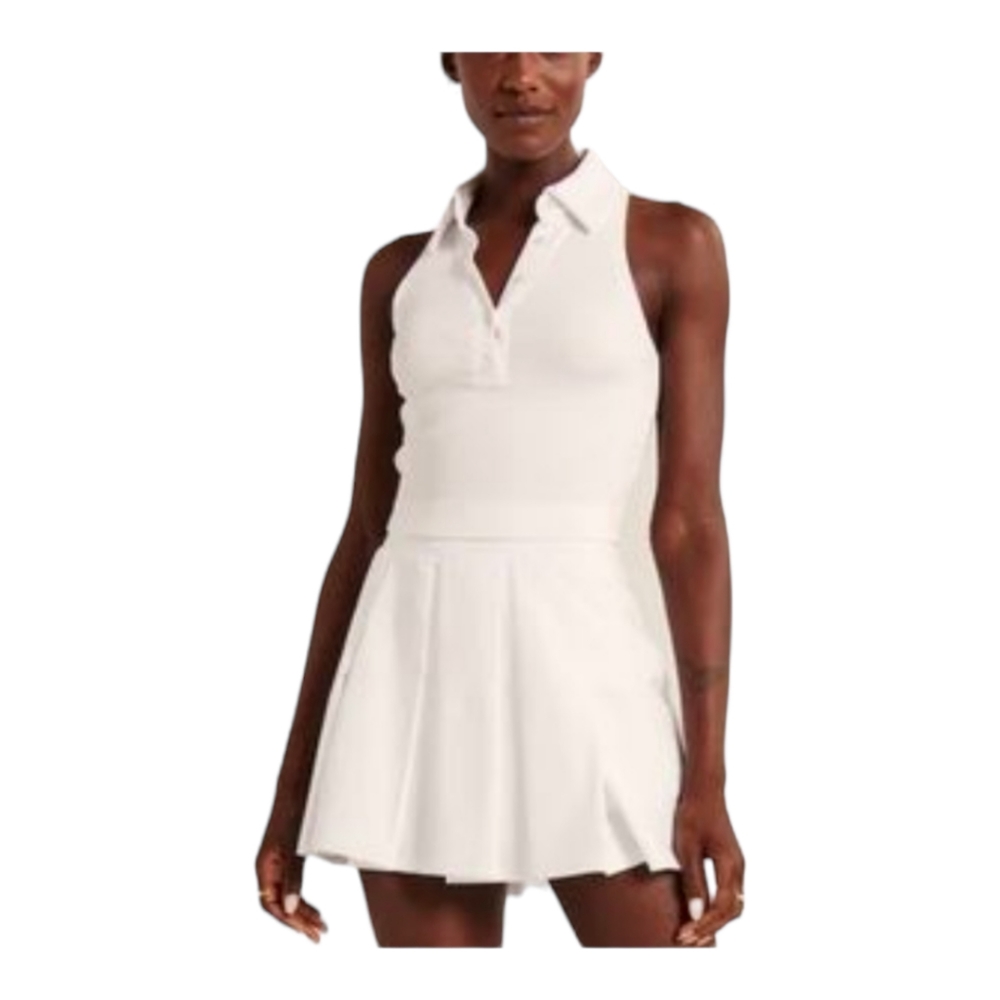 Abercrombie & Fitch Collared Ribbed Sleeveless Tank Knit Top (NWOT)